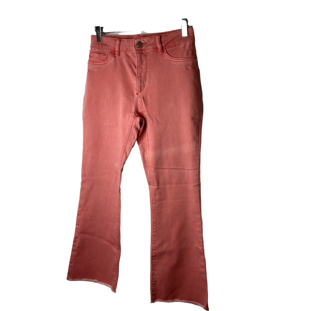 Anthropologie DL1961 Bridget Cropped Mid Rise Sculpt Boot Jeans in Cozumel 27 - Picture 8 of 13